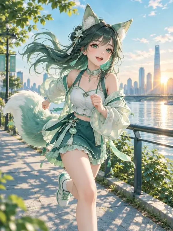 夜市尽头的九尾学妹封面